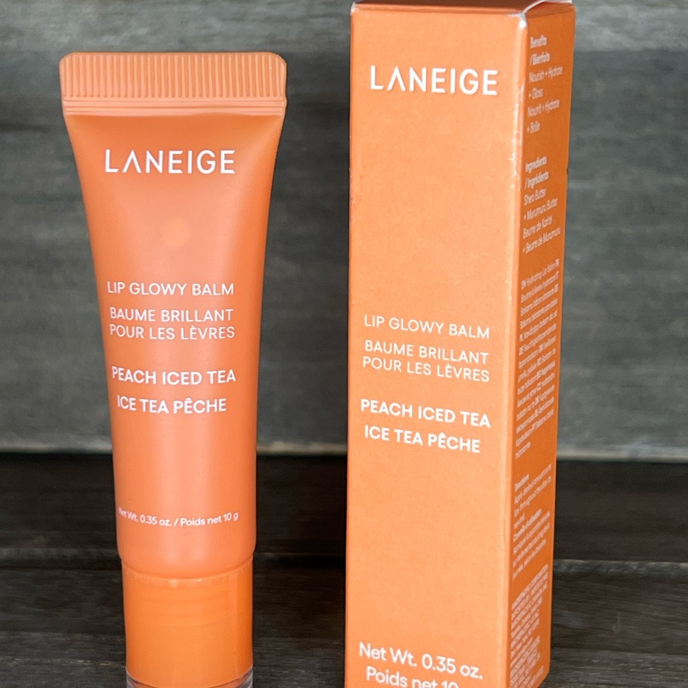 LANEIGE Lip Glowy Balm - Peach Iced Tea Orange - Picture 7 of 8